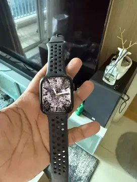 Dinjual apple watch series 7(gps)nike 45 mm