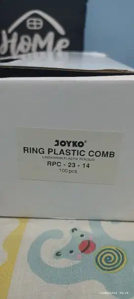 Jilid spiral plastik ring comb binding