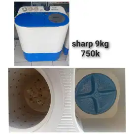 Mesin cuci SHARP bekas bergaransi