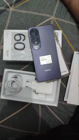 oppo A60 8/128 mulus lengkap garansi masih on