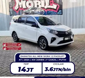 All New Sigra R 1.2 Facelift AT Thn 2024