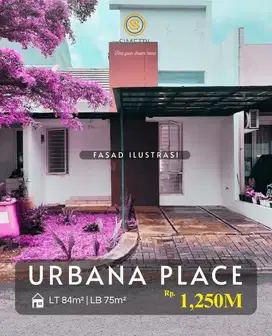 Dijual rumah 2 lantai  Jln Merpati Raya Urbana Place Bintaro Tangsel