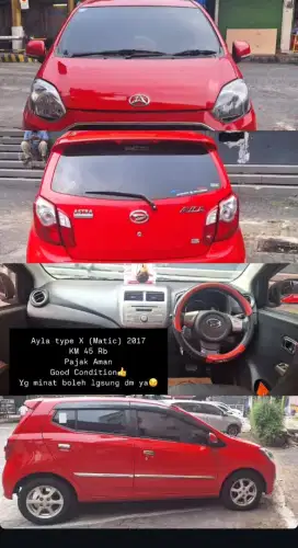 Daihatsu Ayla 2017 type X ( matic )