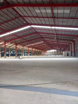 Gudang Bagus Gerbang Bersama Siap Pakai LB 3000m2 di Legok Tangerang