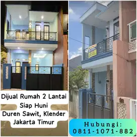 Rumah Dijual Duren Sawit, Rumah Siap Huni Dekat Stasiun Klender