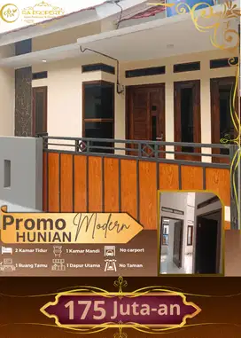Rumah minimalis 2 kamar terlaris tahap 5 mulai dari 175 jutaan