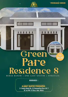Perumahan pare Green pare 8 Tretek
