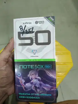 infinix note 50 x 5G + ram 8/256 baru