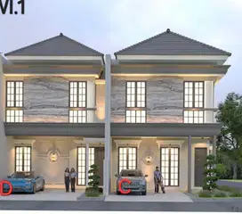 NEW MINIMALIS 2 Lantai, Cukup Jalan Kaki ke Jalan Raya Wiyung