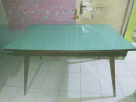 Di jual 1 set meja makan jati