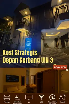 Dijual rumah kos banyak dicari mahasiswa UIN kedokteran