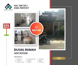 Jual cepat rumah 2 lantai strategis di Komplek Antapani Kota Bandung