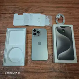 iPhone 15 Pro Max 256 Gb Ex iBox Muluss Terawat Bh 87% Full Original