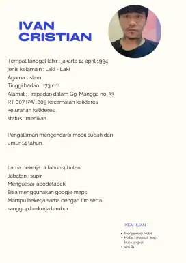 Mencari pekerjaan driver