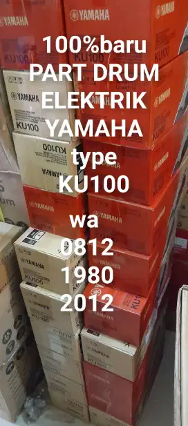 100%br REKBER YAMAHA KU100 KICK DRUM ELEKTRIK