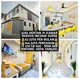 JUAL KOS KOST KOSAN KOSTAN 31 KAMAR DI BINTARO TANGERANG SELATAN