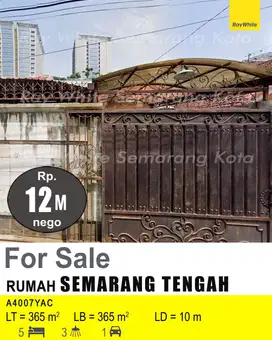 DIJUAL RUMAH DI SEMARANG TENGAH A4007