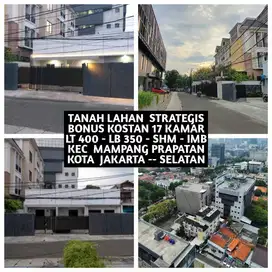 TANAH LAHAN KOMERSIAL STRATEGIS DI MAMPANG PRAPATAN JAKARTA SELATAN