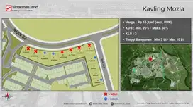 Disewakan Kavling Komersil 2 Lot Total 2109 di Mozia BSD City