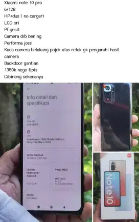 Xiaomi note 10 pro