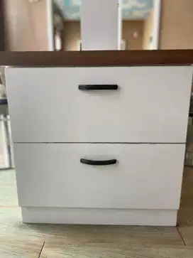 MEJA KAYU 2 LACI