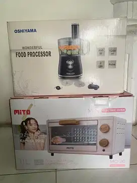 Food processor dan mini electric oven
