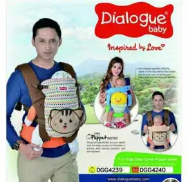 Dijual gendongan depan merk dialogue motif duck bekas
