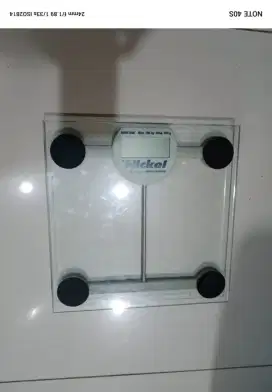 Timbangan Badan Digital Kaca Transparan