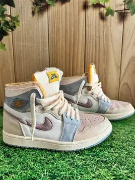 Air Jordan 1 High Zoom CMFT Oxford Pink Corduroy 100% Authentic