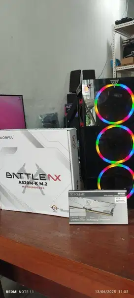 PC Gaming Ryzen 5 5600G VGA 2GB RAM 32GB