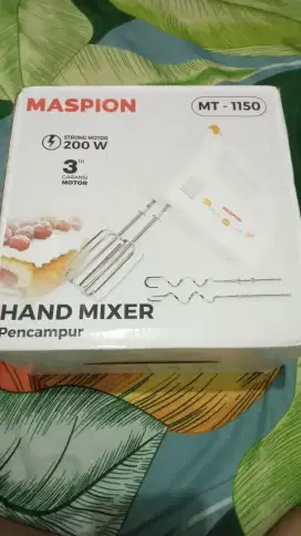 Hand mixer Maspion baru jual cepat