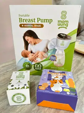 Jual pompa asi mom uung masih lengkap semua