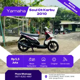 Yamaha Mio soul GT 110cc karbu tahun 2010