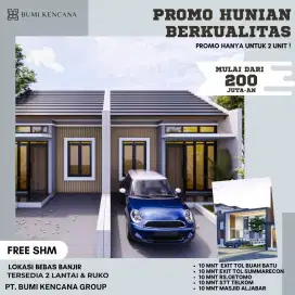 Jual rumah modren minimalis paling murah shm