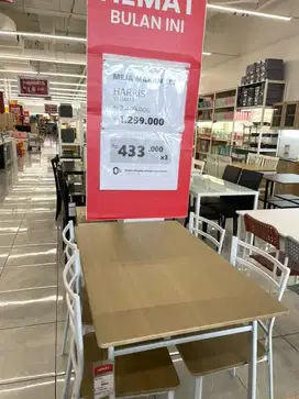 kredit meja makan set tanpa kartu