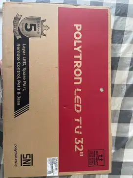 DIJUAL POLYTRON LED TV 32 inch (nego tipis)