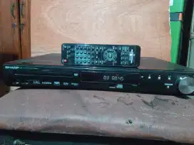 Sharp Big power Ampli Home Theater 5.1, DVD jalan, remote, full ori