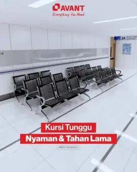 Kursi bandara kursi tunggu 3 seater 4 seater