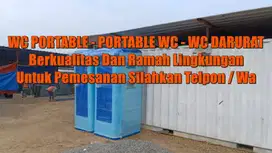 Closet Toilet Portable, Jongkok/ Duduk, Toilet Proyek Murah Siap Kirim