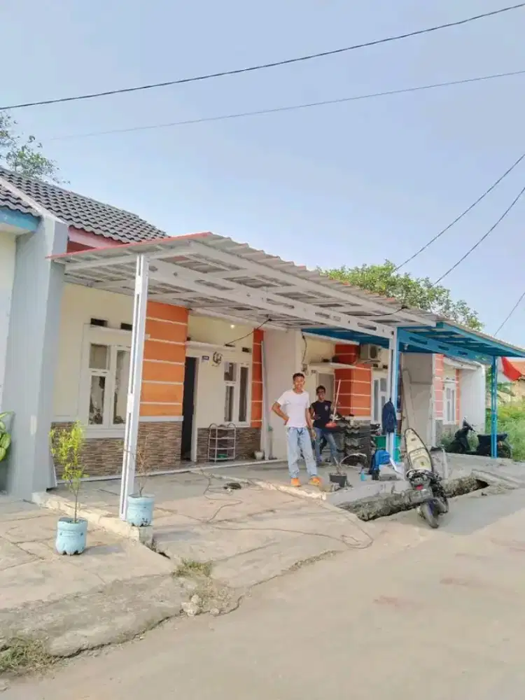 Pemasangan kanopi baja ringan