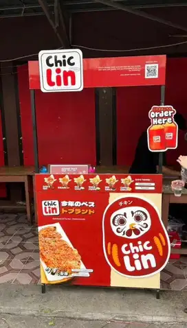 JUAL STAND BOOTH CHICLIN LENGKAP