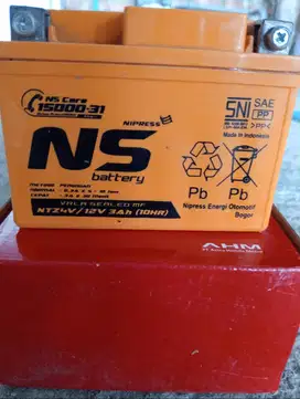 Aki Motor Beat Merek Nippres Pemakaian baru setahun