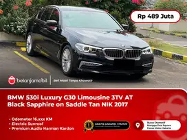[ KM ANTIK 16RB ] Bmw 530i Luxury G30 Limousine AT Black 2017/2018