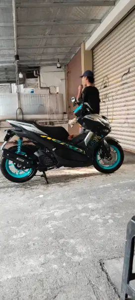 Knalpot aerox new 155 original