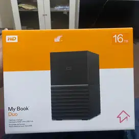 Hardisk wd my book duo 16 tb
