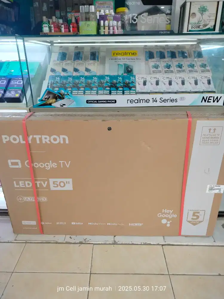 Tv Polytron 50 inch google tv baru