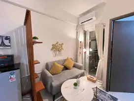 Disewakan FURNISHD Apartemen 2 Kamar Tidur View Gunung Salak & Jakarta