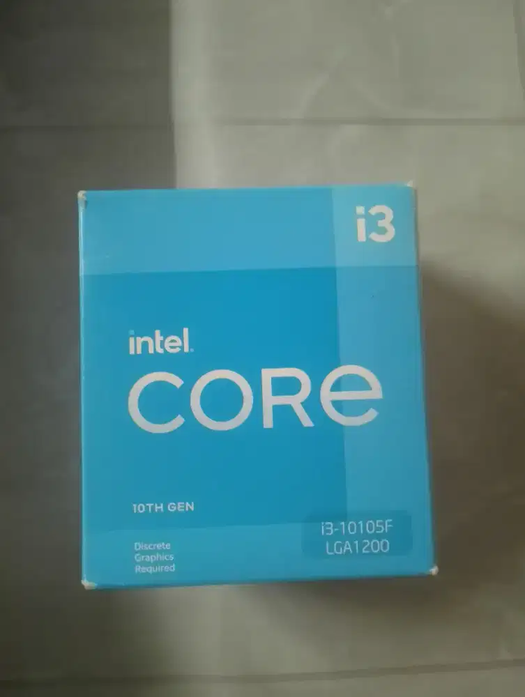 Cpu Intel i3 10105f gen 10