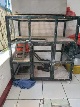 Kandang kucing 3 lantai