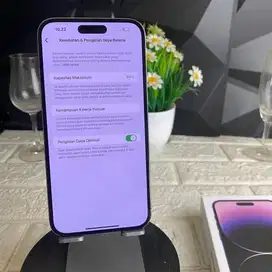 iPhone 14 Pro Max 128GB Garansi Resmi Ex iBox Deep Purple BH 84%